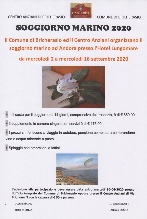 Soggiorno marino per anziani 