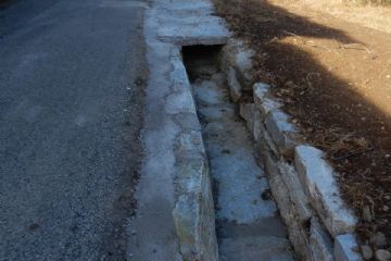 Interventi  straordinari sulla rete di raccolta delle acque in Strada Cioca