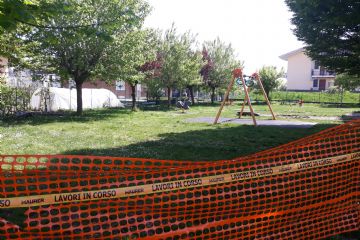 Lavori di rifacimento del parco giochi di P.za Giretti