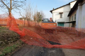 Inizio opere per il nuovo collettore fognario Cappella Moreri - Camborgetti - Osasco a cura di SMAT.