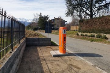 Installazione di quattro nuovi box dissuasori della velocità sulle SP 589 e SP 161