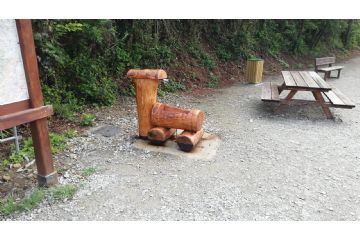 Installazione nuovo punto acqua (gentilmente realizzato ed offerto dal volontario AIB Morero Zelio) e relativa condotta di adduzione presso l'area di sosta all'inizio della Via della Pietra Bricherasio-Saluzzo.