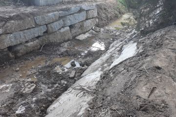 Realizzazione scogliera a sostegno di Strada delle Gasche e manutenzione straordinaria rio