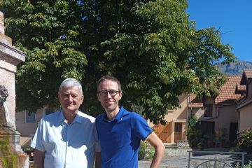 Il sindaco di Bricherasio incontra il sindaco di Chorges, Christian Durand