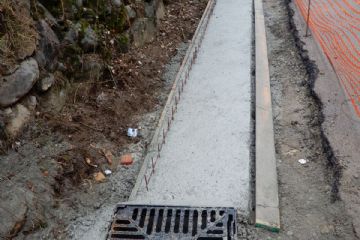 Realizzazione cunetta e rifacimento raccolta delle acque in Strada S.Giovanni