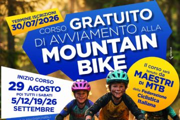 Corso gratuito di mountain bike per bambini e ragazzi