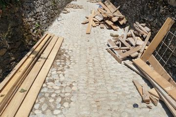 Lavori di ristrutturazione e riqualificazione della scalinata storica, del punto panoramico e delle mura della Collina del Castello e Belvedere