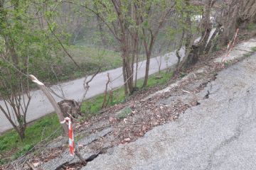 Realizzazione nuova scogliera a protezione Strada Alliaudo