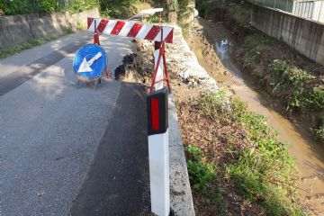 Realizzazione scogliera a sostegno di Strada delle Gasche e manutenzione straordinaria rio 