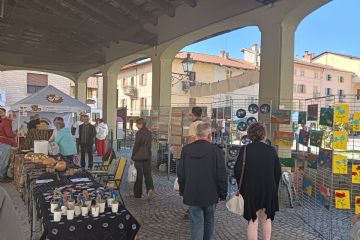 Sfilata carri, festa in paese 