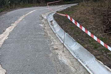 Opere di regimazione acque e asfaltature in vari tratti di Strada Santa Caterina (accordo di programma legato al progetto territoriale Upslowtour)