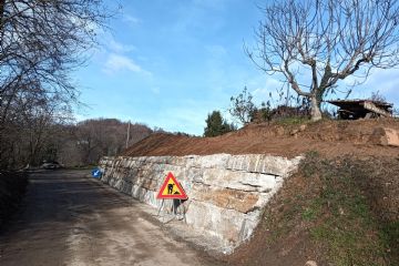 Scogliera a protezione di Strada Cesani Granero