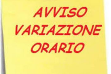 Avviso modifica orari ufficio demografici - giovedì 23 e venerdì 24 luglio