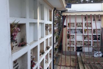 Opere di messa in sicurezza lotto L loculi cimiteriali con parziale abbattimento fabbricato e rinforzo muri di contenimento